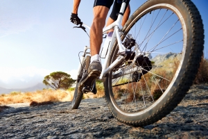 mountain biking
